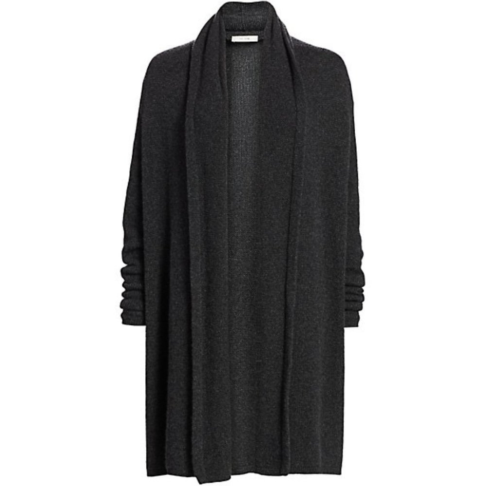 The Row Marndi Cashmere Cardigan in Charcoal color, Size S, NWT